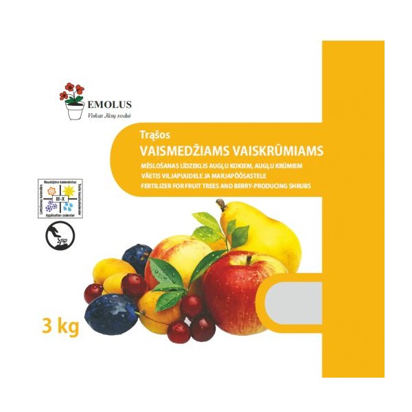 Viljapuude, viljapõõsaste väetised 3 kg