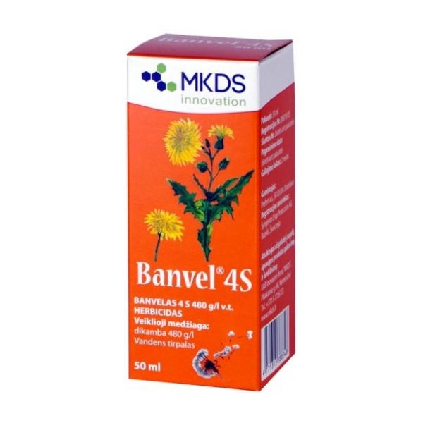 BANVEL 4S HERBICIDAS (50 ML)