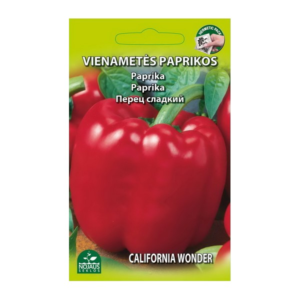 VIENAMETĖS PAPRIKOS CALIFORNIA WONDER