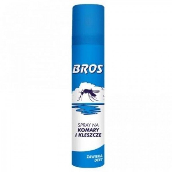 BROS Aerozolis nuo uodų ir erkių 90ml