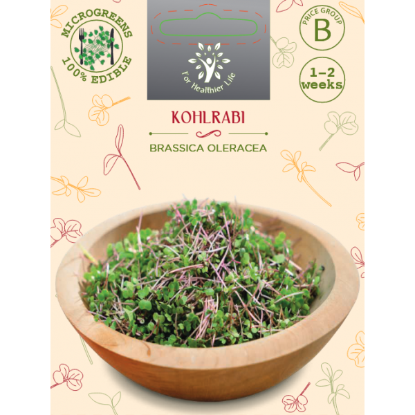Seemned idandamiseks lehtkapsas Kohlrabi 5g