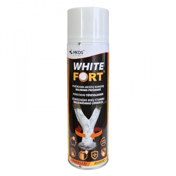 WHITE FORT purškiama priemonė kamienams balinti 500 ml.