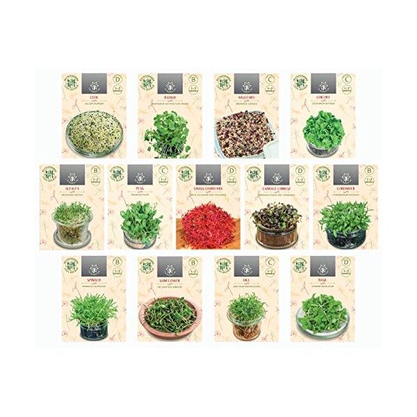 Collection "Microgreen II" seeds 13 pcs
