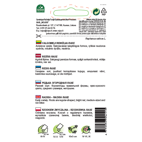 ECO Söödav redis "RAXE" 2G