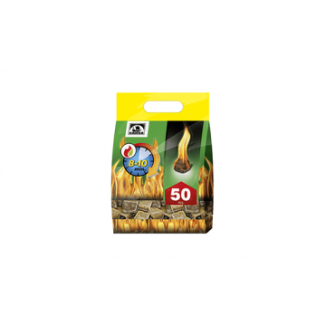 Tulipruunid kuubikud, 50tk