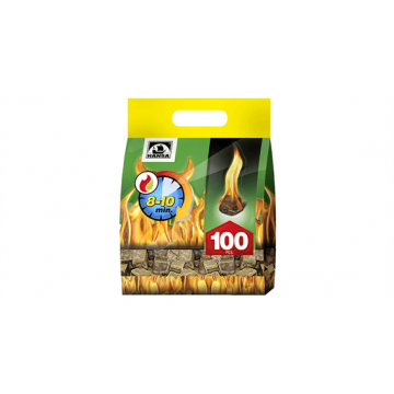 Tulipruunid kuubikud, 100tk