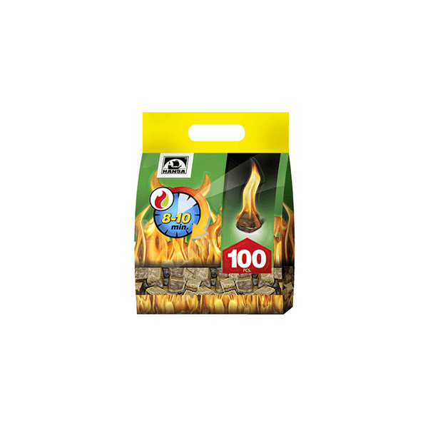 Tulipruunid kuubikud, 100tk