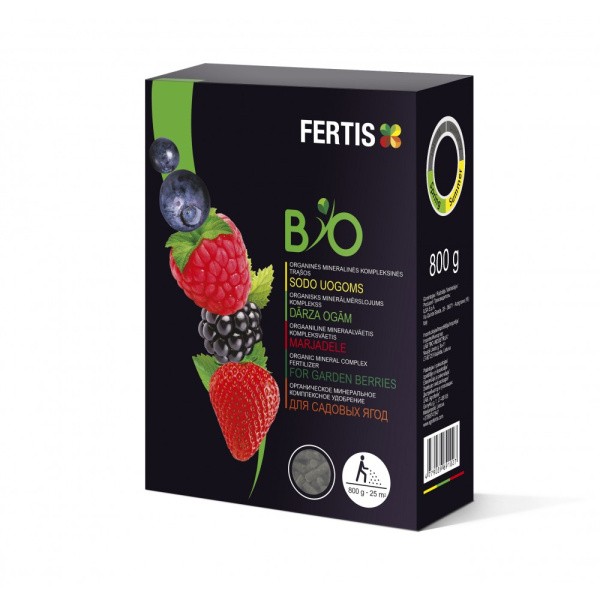 FERTIS Organinės mineralinės trąšos sodo uogoms 0.8 kg