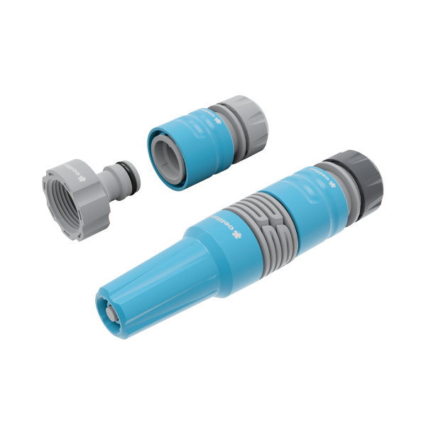 Cellfast reguleeritav voolikuotsik IDEAL™ 1/2" - 5/8" koos lisatarvikutega