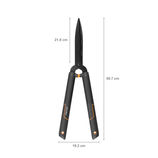 Fiskars žirklės gyvatvorėms banguotais ašmenimis SingleStep HS22. 1001433
