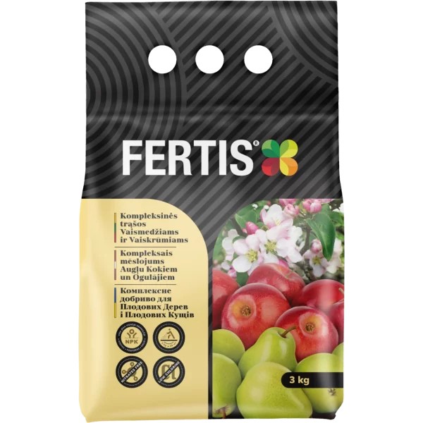 FERTIS kompleksväetis viljapuudele ja -põõsastele 3kg