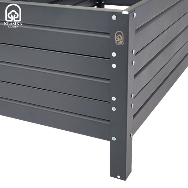 Kõrghaljastus Classic Garden 1500 x 750 mm värvitud (grafiit RAL 7016)