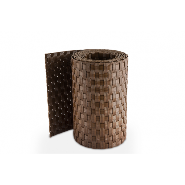 Tvoros juosta MIKKO Rattan 19cm x 12,75m ruda MK-01