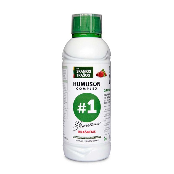 HUMUSON COMPLEX skystas koncentruotas sapropelio bio humusas braškėms 1L