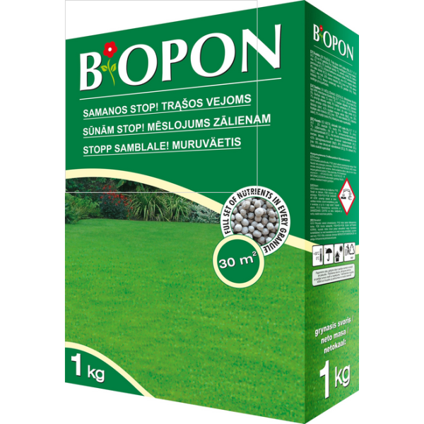 BIOPON Muru väetis sammalde vastu 1kg (graanulid)