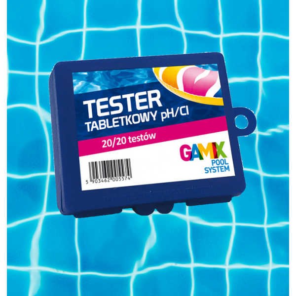 GAMIX tabletitestri PH/CL vee testimiseks. 40 testi