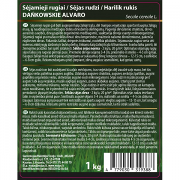 Rukis, haljasväetis (1 KG)