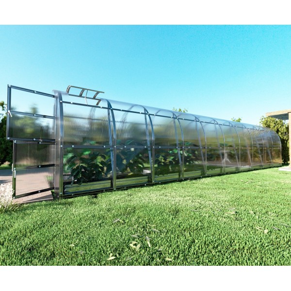 Šiltnamis KLASIKA Slim - 4 mm storio kanalinis polikarbonatas - 2 x 8 m (16 m²)
