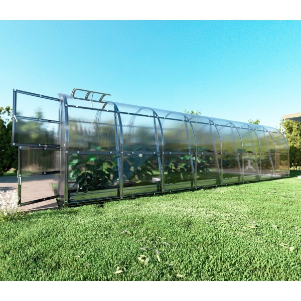 Šiltnamis KLASIKA Slim - 6 mm storio kanalinis polikarbonatas - 2 x 4 m (8 m²)
