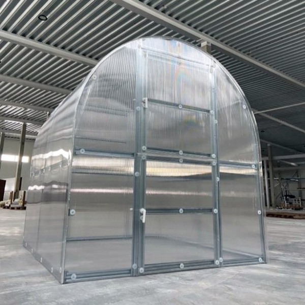 Šiltnamis KLASIKA Slim - 6 mm storio kanalinis polikarbonatas - 2 x 6 m (12 m²)