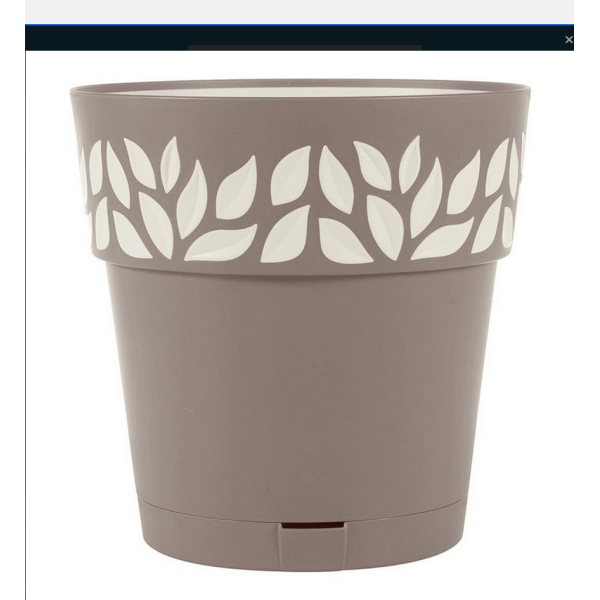 CLOE plastikust potti 20cm. Helepruu