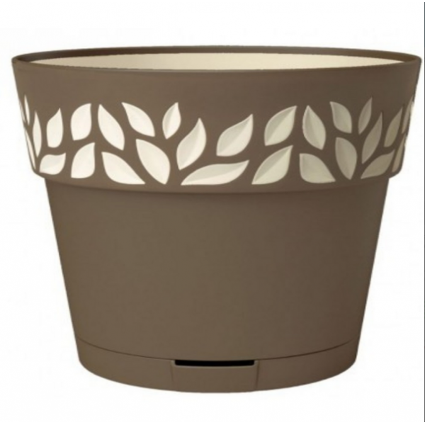CLOE plastikust potti 25cm. Pruun
