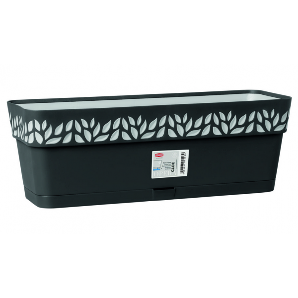 CLOE plastikust potti 50cm. Antratsiit