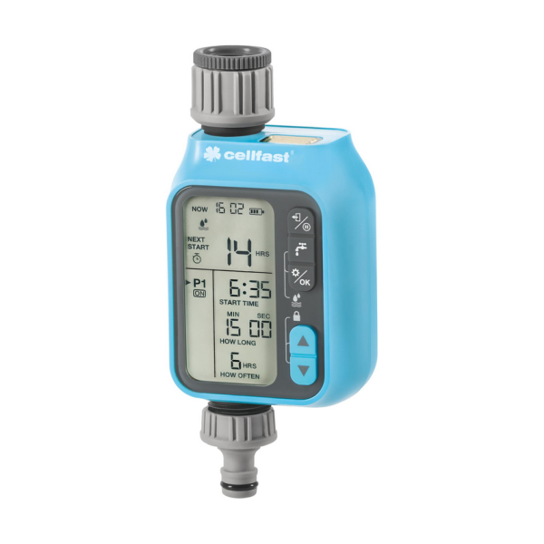 Cellfast elektrooniline veevoolu regulaator Chronos CELLPRO™