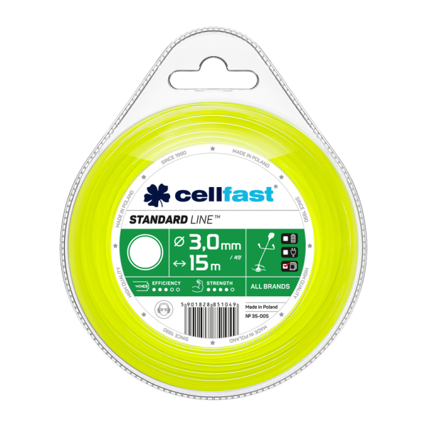 Cellfast trimmeri nöör STANDARD  3mm x 15m