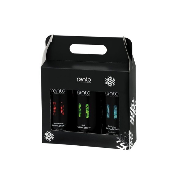 RENTO Sauna lõhnade kinkekomplekt 3×400 ml