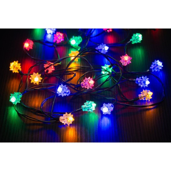 FINNLUMOR Retro girlianda 120 LED daugiaspalvė