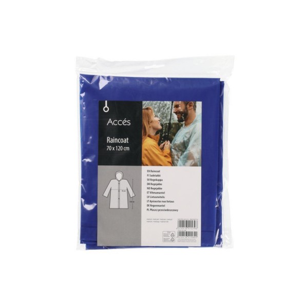 ACCES meeste vihmamantel sinine 90 x 120 cm