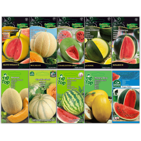 Arbūzų ir melionų sėklų rinkinys 10 vnt.