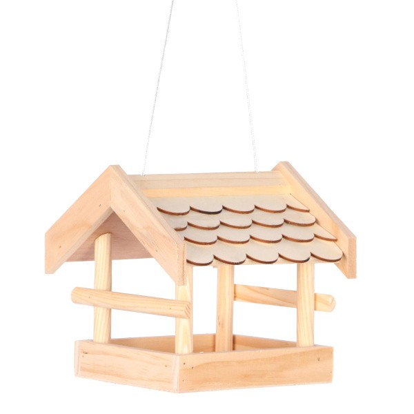 GARDEN & FUN puidust linnusöötja, 22 × 21,5 × 20 cm