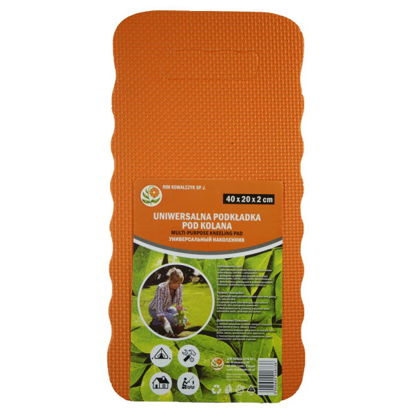 Paminkštinimas klūpėjimui 40x20 oranžinis