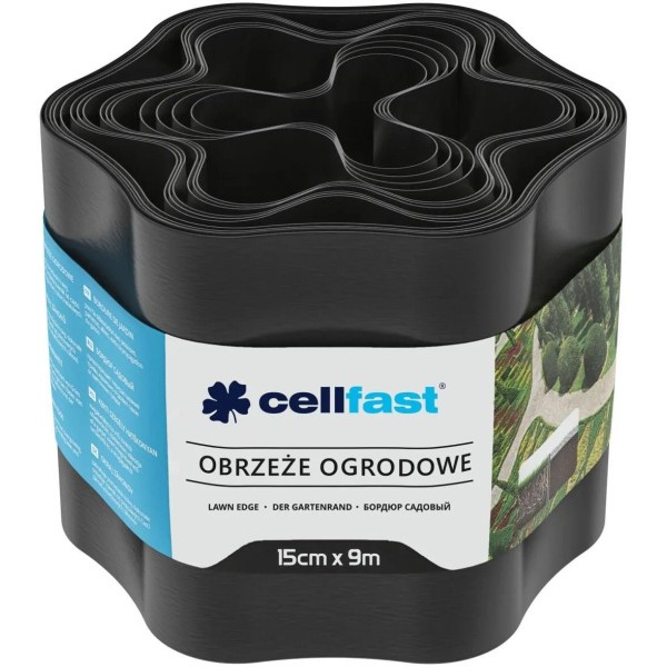 Cellfast aiapiirde must 15 cm x 9 m