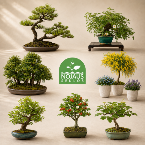 Bonsai medelių sėklų rinkinys