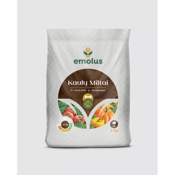 Kaulų miltų organinė trąša 2kg