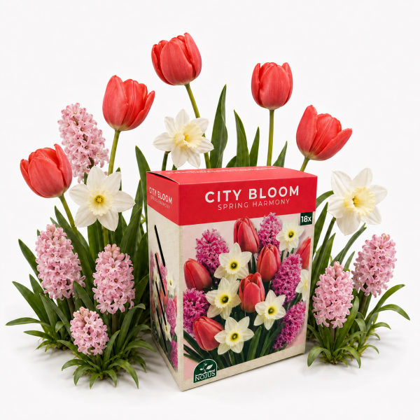 Miesto žiedai rudeninių svogūninių gėlių rinkinys „Spring Harmony“ 18sv.