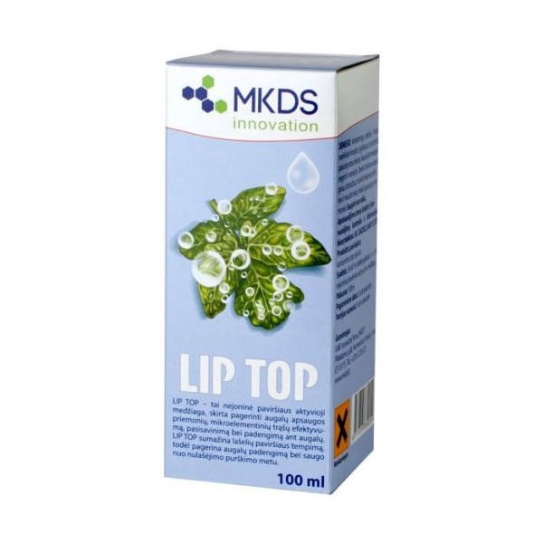 Taimekaitsevahendite kleepuvuse suurendamiseks Lip top 100 ml