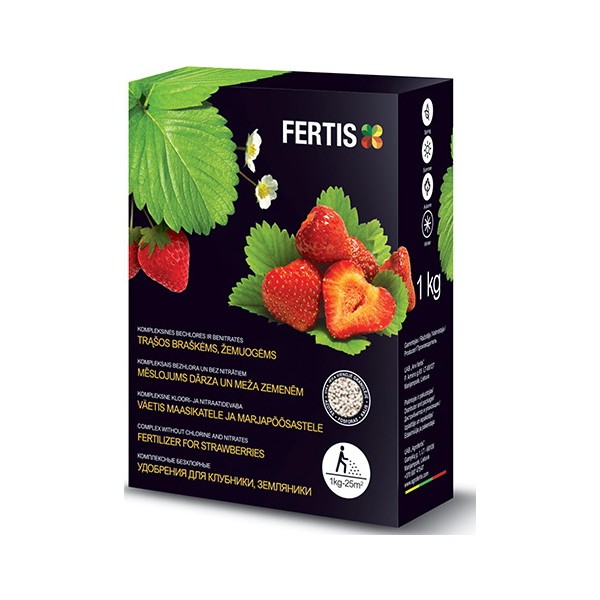Kompleksväetis aedmaasikatele ja maasikatele ilma kloori ja nitraatideta 1 kg