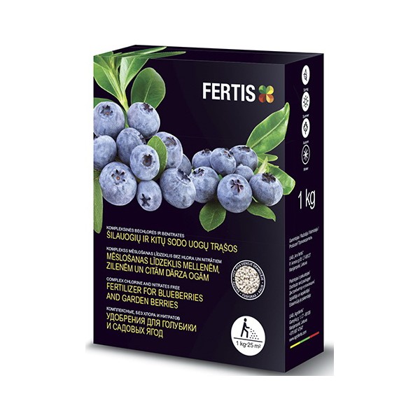 Kompleksväetis mustikatele ilma kloori ja nitraatideta 1 kg