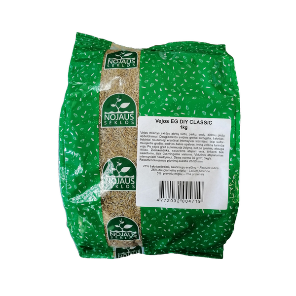 VEJŲ ŽOLIŲ SĖKLŲ MIŠINYS EG DIY CLASSIC (1 KG) (VOKIETIJA)