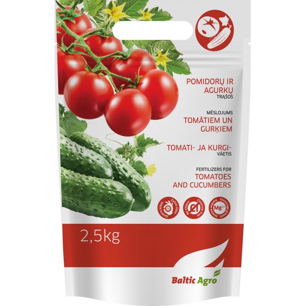 Väetis tomatitele ja kurkidele 2.5 kg