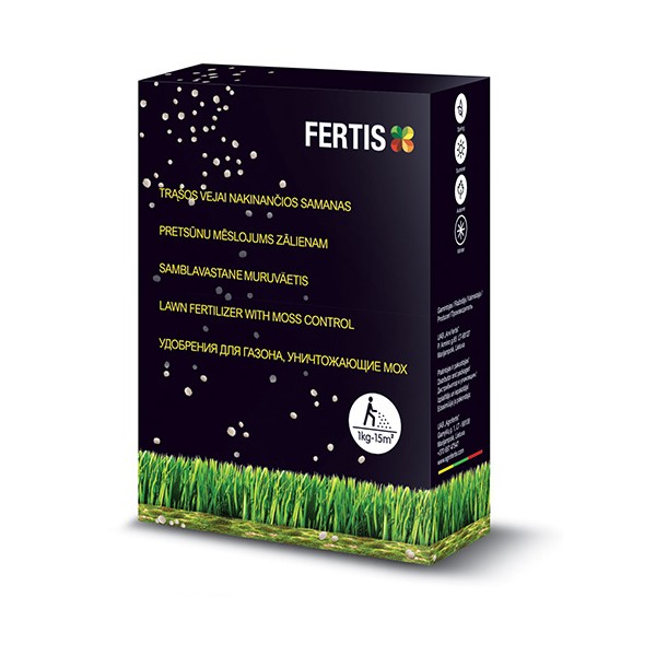 Комплексные удобрения для газонов Fertis 1кг