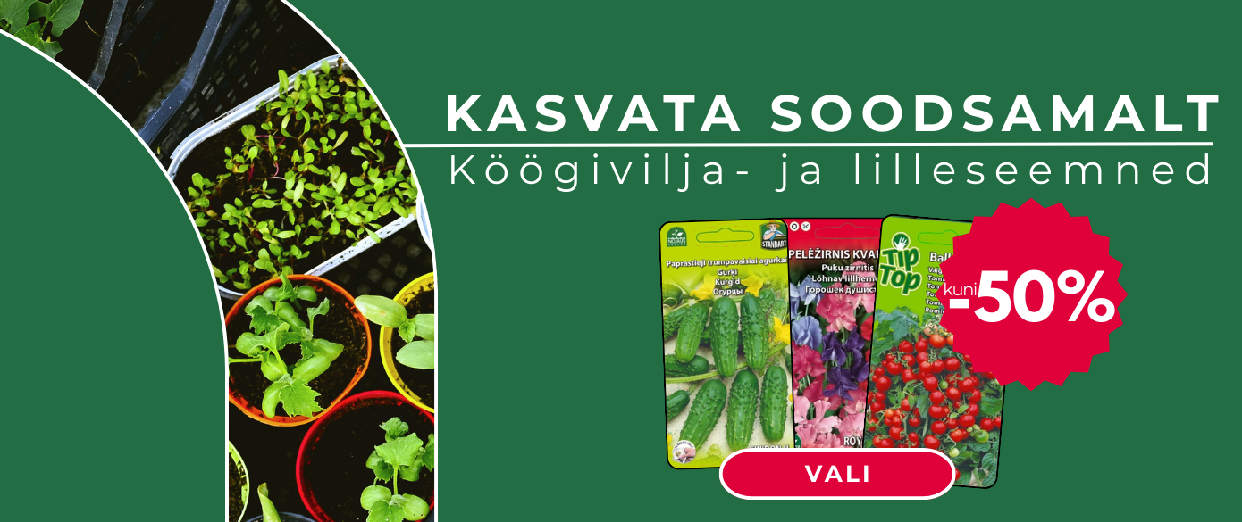 Sėklų AKCIJA 2026 EE